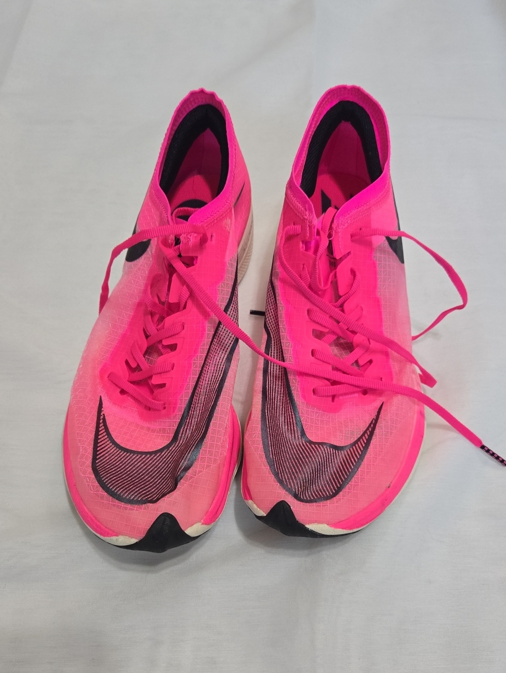 Nike Men’s Zoom X Vaporfly Pink Athletic Running Shoes - Picture 2 of 8